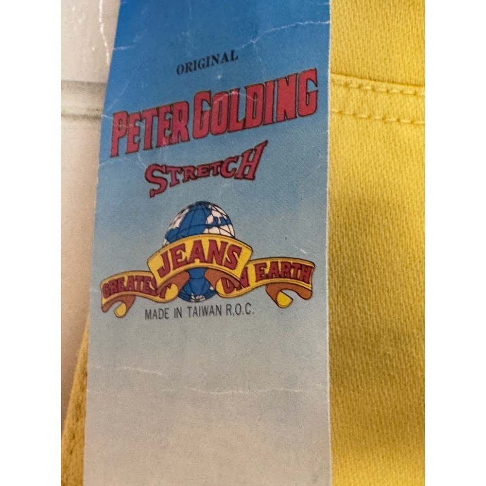 NWT Peter Golding London Vintage 80's 90's High Waist Stretch Jeans Size 5/6 - Picture 7 of 8
